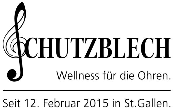 Schutzblech Gugge. Ab 12. Februar 2015 in St. Gallen.